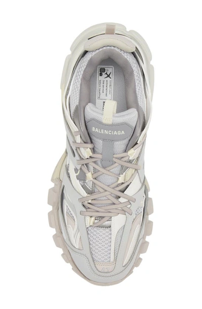 Shop Balenciaga Track Led Sneaker In Light Grey Mix
