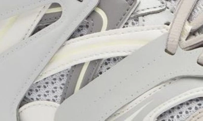 Shop Balenciaga Track Led Sneaker In Light Grey Mix