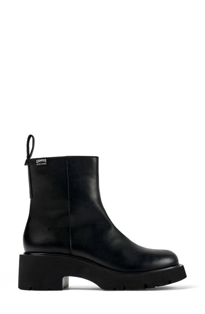 Camper Milah Lug Platform Boot In Black