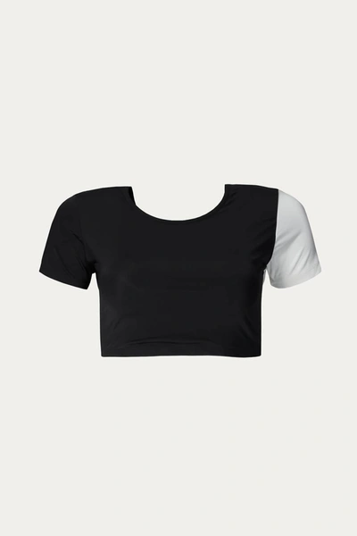 Shop Allsisters Orionis Bikini Top In Black/white