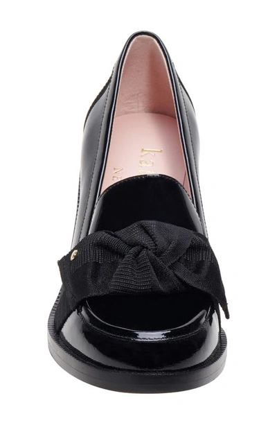 Shop Kate Spade Leandra Block Heel Loafer In Black