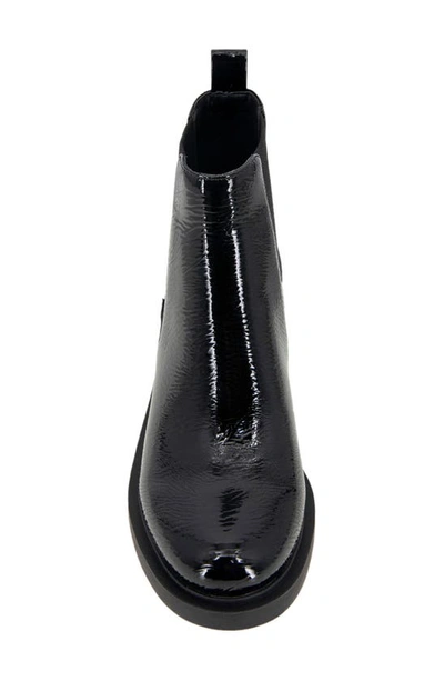 Shop Andre Assous Gemma Chelsea Boot In Black Patent