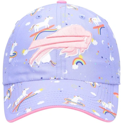 Shop 47 Girls Preschool ' Purple Buffalo Bills Unicorn Clean Up Adjustable Hat