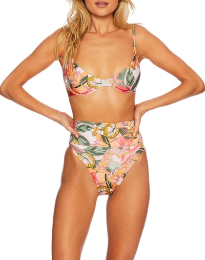 Shop Beach Riot Camilla Top In Tropical Floral In Pink