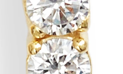 Shop Shymi Cubic Zirconia Drop Earrings In Gold
