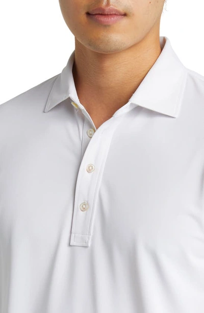 Shop Peter Millar Soul Long Sleeve Performance Polo In White