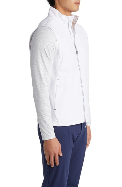 Shop Peter Millar Fuse Elite Hybrid Vest In White