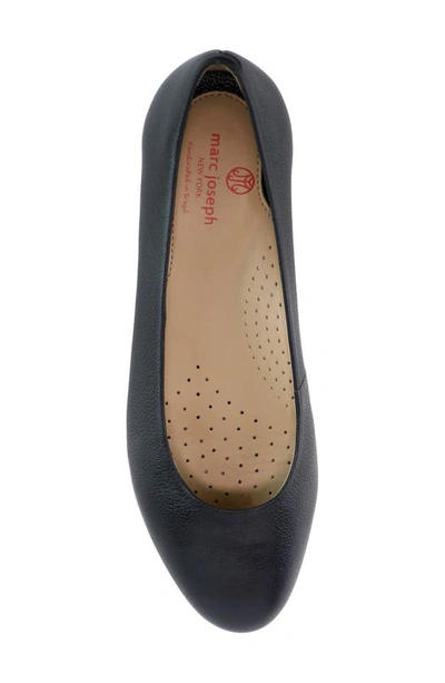 Shop Marc Joseph New York Ferris Flat In Black Napa Soft