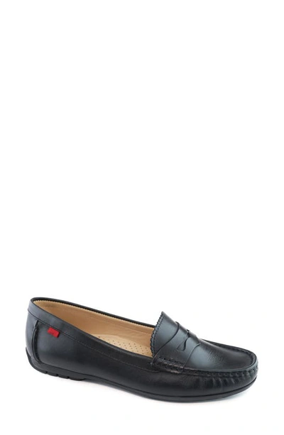 Shop Marc Joseph New York Carrol Street 2.0 Penny Loafer In Black Napa