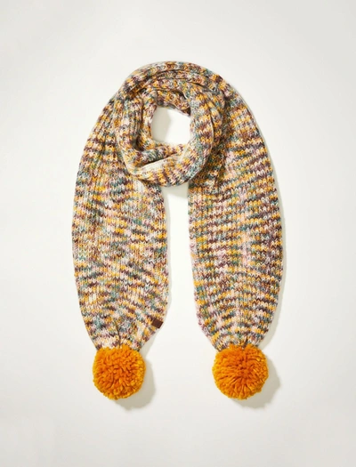 Shop Lucky Brand Cozy Muticolor Knit Scarf In Multi