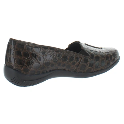 Easy Street Purpose Womens Faux Leather Square Toe Loafers In Multi