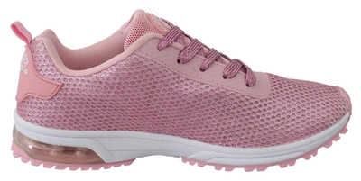 Shop Plein Sport Blush Polyester Gretel Sneakers Women's Shoes In Pink