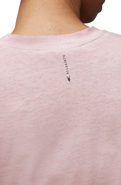 Shop Allsaints Anna Cotton T-shirt In Pashmina Pink