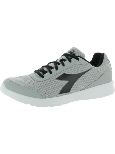 Shop Diadora Robin Mens A Manmade Athletic And Training Shoes In Grey