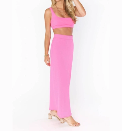 Shop Show Me Your Mumu Elle Skirt In Hot Pink