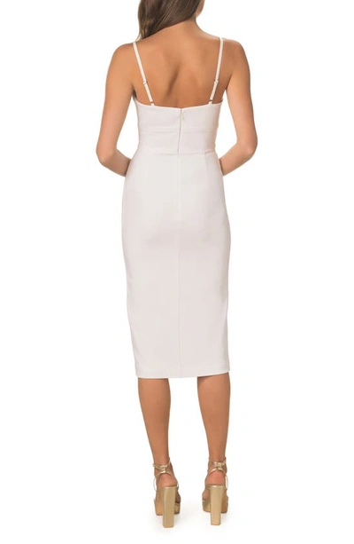 Shop Dress The Population Alana Body-con Cocktail Dress In White