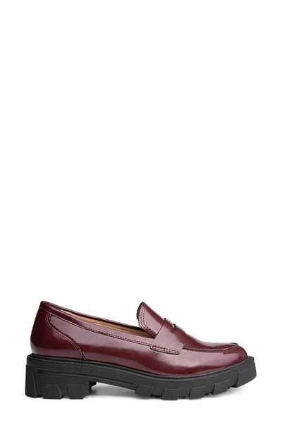 Shop Me Too Laine Penny Loafer In Burgundy