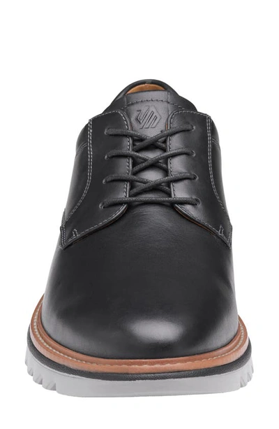 Johnston & Murphy Johnston Murphy Hodges Plain Toe Oxford Casual Lace Up Shoe In Black Full Grain