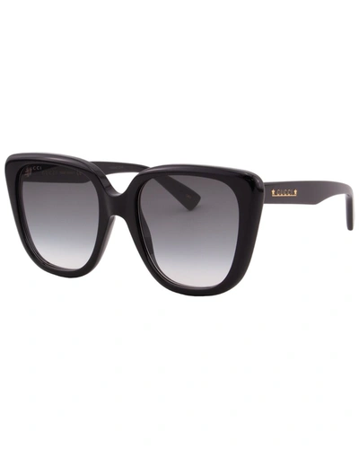 Shop Gucci Women's Gg1169s 54mm Sunglasses In Black