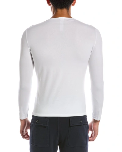 Shop Hom V-neck T-shirt In White