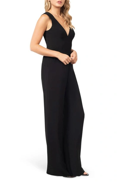 Dress The Population Sandra Jumpsuit Dress In Black
