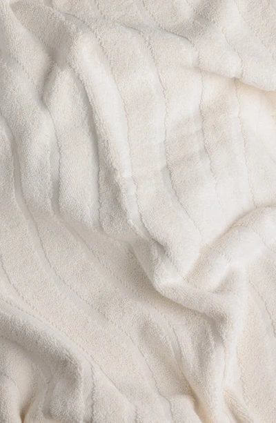 Shop Baina Sulis Organic Cotton Bath Robe In Ivory