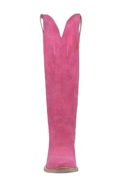 Shop Dingo Thunder Road Cowboy Boot In Fuchsia