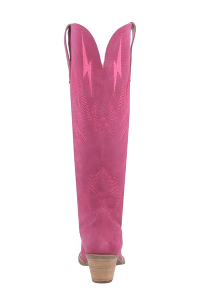 Dingo Thunder Road Cowboy Boot In Fuchsia