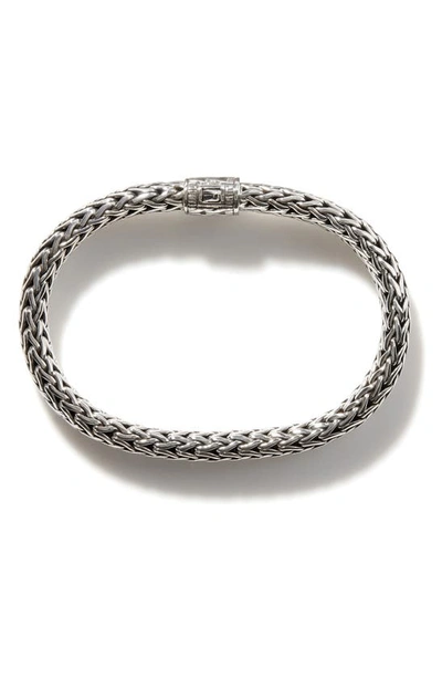 Shop John Hardy Classic Chain Medium Bracelet In Silver
