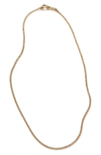 Shop John Hardy Classic 18k Gold Curb Chain Necklace
