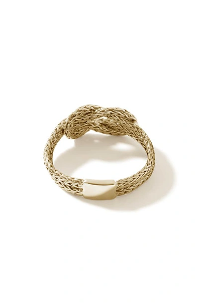Shop John Hardy Classic Chain 14k Gold Love Knot Ring