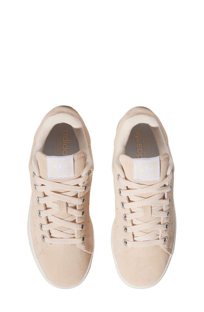 Shop Adidas Originals Kids' Stan Smith Low Top Sneaker In White/ Gum