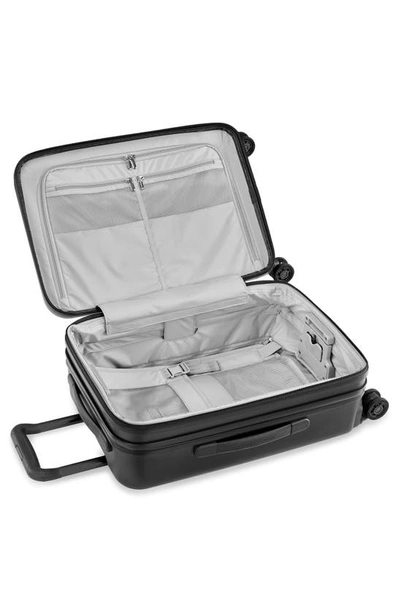 Shop Briggs & Riley Sympatico 22-inch Expandable Spinner Carry-on In Matte Black