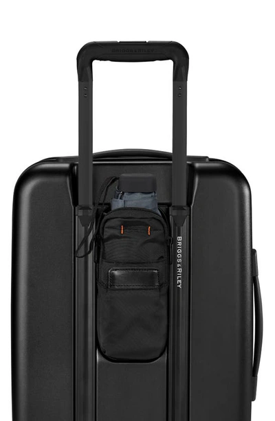 Shop Briggs & Riley Sympatico 22-inch Expandable Spinner Carry-on In Matte Black