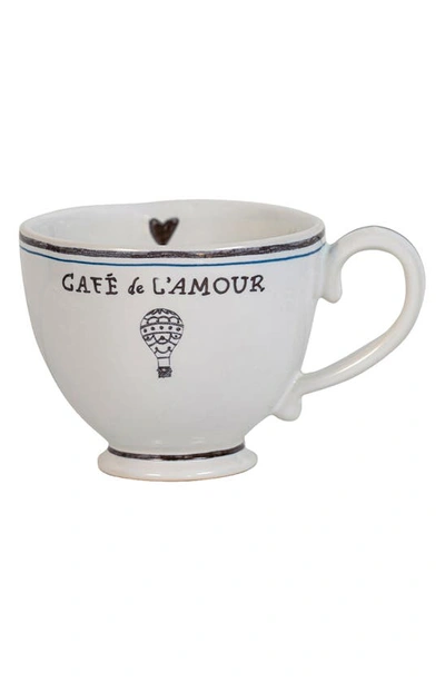 Juliska L'amour Toujours 16-piece Dinnerware Set In Whitewash Black
