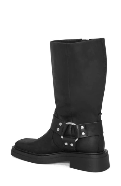 Shop Vagabond Shoemakers Eyra Moto Boot In Off Black