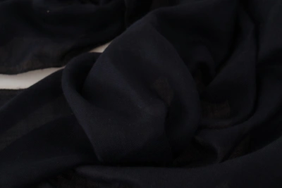 Shop Dolce & Gabbana Elegant Black Silk Men's Men's Scarf