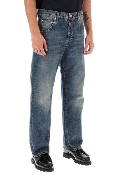 Shop Etro Loose Jeans With Straight Cut In Blue