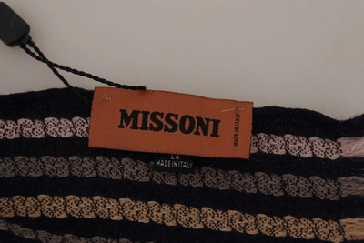 Shop Missoni Authentic Multicolor Wool Mens Men's Scarf