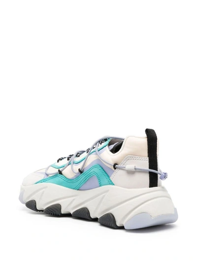 Shop Ash Extra Oversized Sole Sneakers In Clear Blue