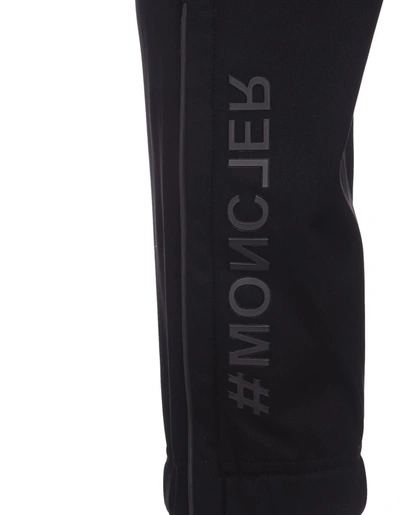 Shop Moncler Grenoble Jersey Track Pants In Black