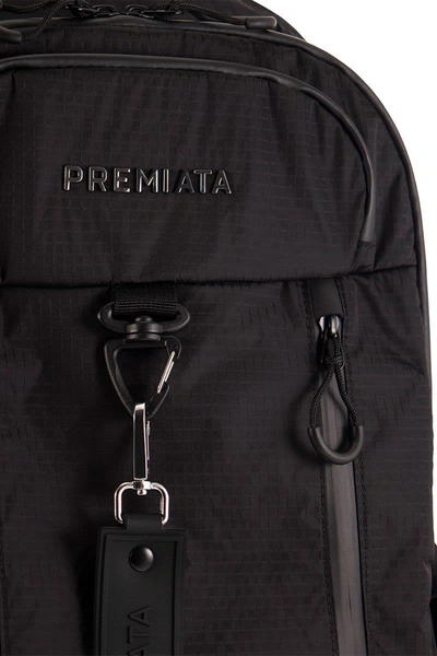 Shop Premiata Ventura - Backpack With Hooks In Black