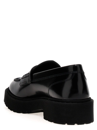 Shop Hogan H543 Loafers Black