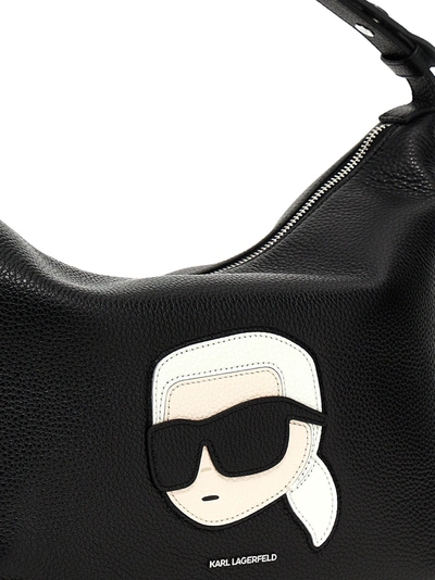 Shop Karl Lagerfeld K/ikonik Shoulder Bags Black
