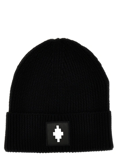 Shop Marcelo Burlon County Of Milan Logo Patch Cap Hats Black