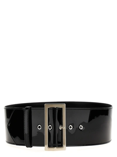 Shop Philosophy Patent Leather Belt Belts Black