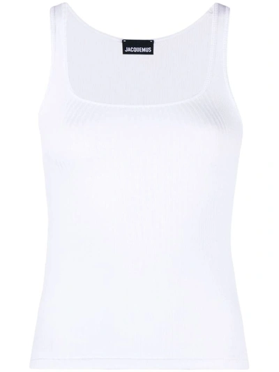 Shop Jacquemus Top In White