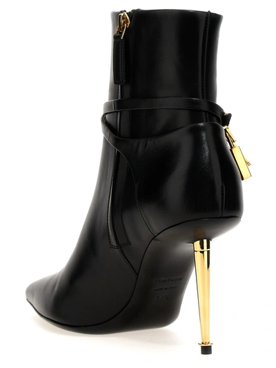 Shop Tom Ford Padlock Ankle Boots Boots, Ankle Boots Black