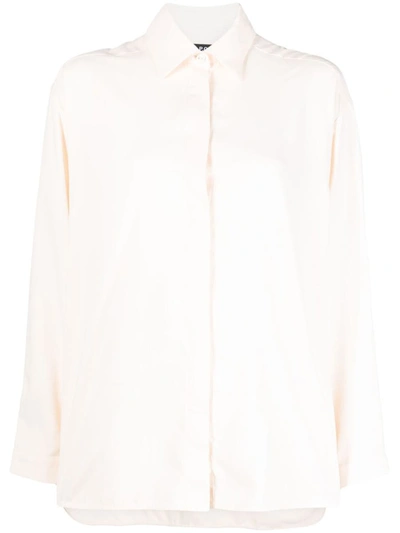 Shop Apc A.p.c. Chemise Wendy Clothing In Nude &amp; Neutrals