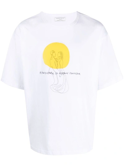 Shop Société Anonyme Bas T-shirt Monoxide Clothing In White